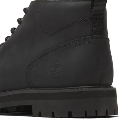 Tımberland Britton Road Mid Lace Up Waterproof Chuk Erkek Günlük Bot TB0A69TWW021 Siyah
