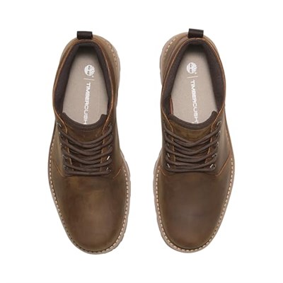 Tımberland Britton Road Mid Lace Up Waterproof Chuk Erkek Günlük Bot TB0A69TWEM61 Kahverengi