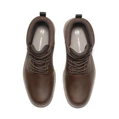Tımberland Britton Road Mid Lace Up Waterproof Boot Erkek Günlük Bot TB0A69UHEM61 Kahverengi