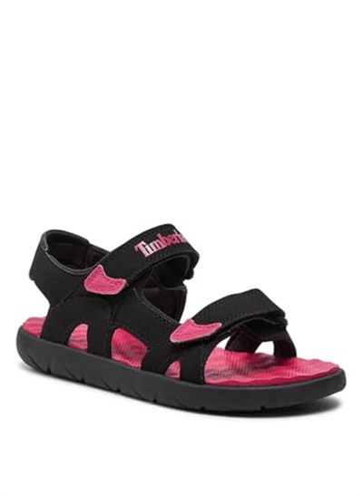 Timberland Erkek Çocuk Perkins Row Sentetik Sandalet, 39, 5003272690, Siyah, Erkek Çocuk