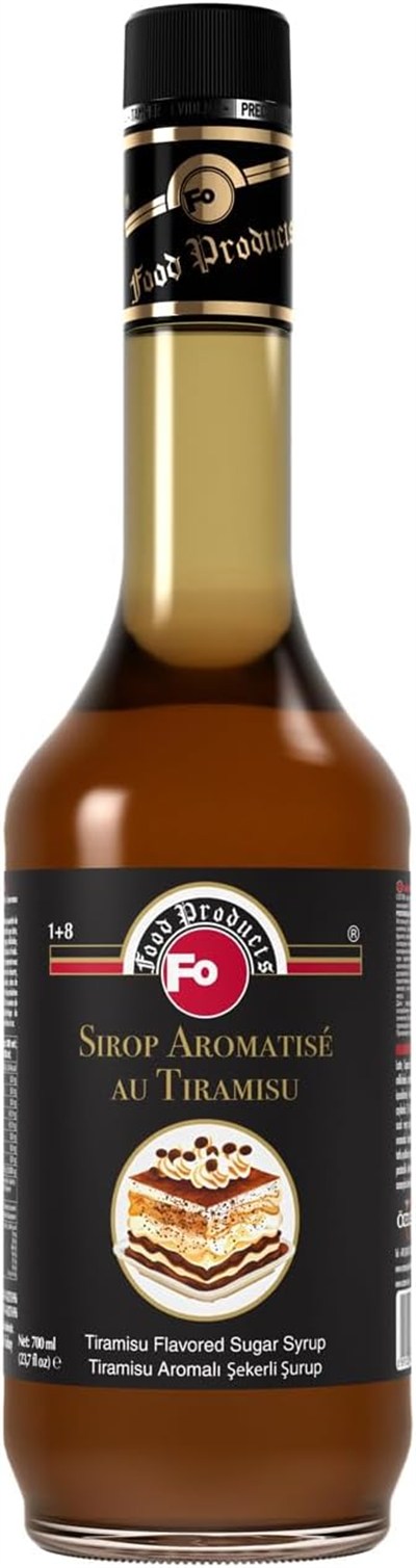 Tiramisu Aromalı Şurup – Şekerli 700 ml
