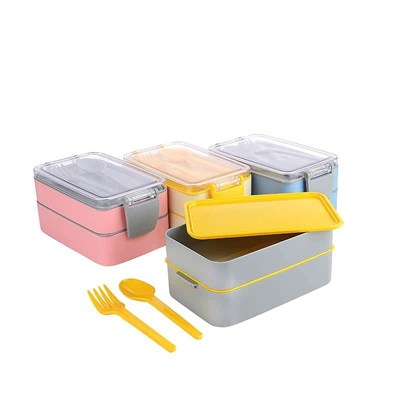 Titiz Plastik orjinal Fely Beslenme Kabı,Yetişkinler/Çocuklar için, Bölmeli, Yemek Kutusu, Paket Bölücü, Çatal Kaşık Takımı İçinde 4 Renk (Pembe)