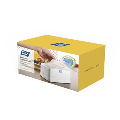 Titiz TP-260 Masaüstü Dispenser Peçetelik/Peçete Kutusu/Beyaz - Yatay - 1 Adet