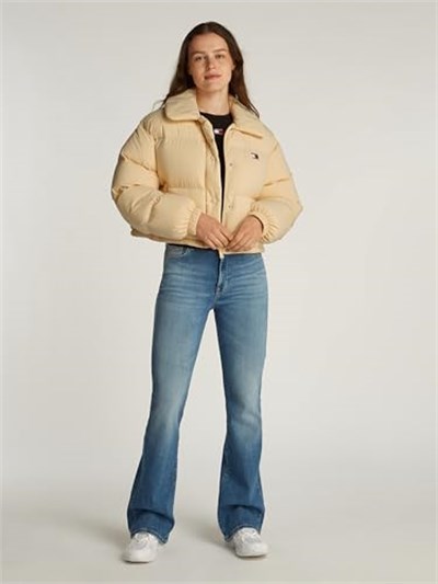 TJW CRP BADGE COLLAR DOWN PUFFER Ceket Kadın