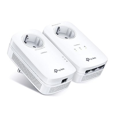 TL-PA8033P KIT, AV1300 3-Port Gigabit Passthrough Powerline Starter Kit