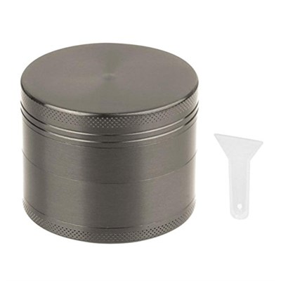 Tobacco Öğütücü, Tütün Baharat Öğütücü, Ot Alaşımı, Duman 4 Katmanlı Metal Öğütücü, Gri