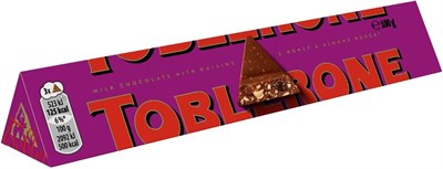 Toblerone Fruit&Nut Üzüm ve Kuruyemişli Tablet Çikolata 100 gr