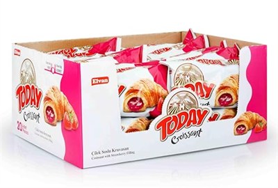Today Kruvasan Çilekli 40 Gr. 20 Adet (1 Kutu)