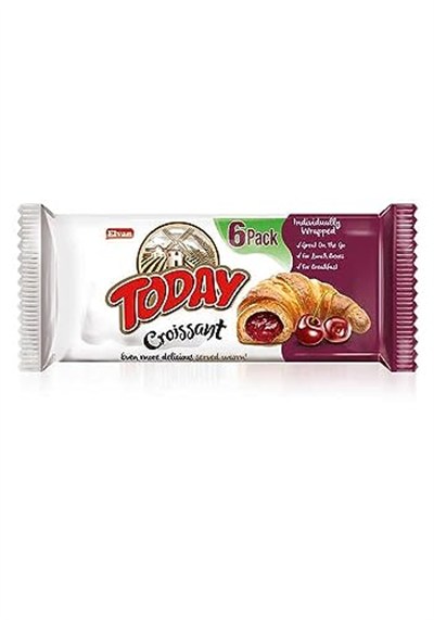 Today Kruvasan Vişneli 40 Gr. 6 Adet (1 Kutu)