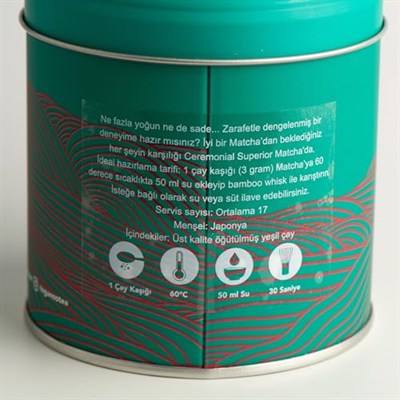 Toganoo Tea Ceremonial Superior Matcha Japon Yeşil Çay Tozu 50 gr