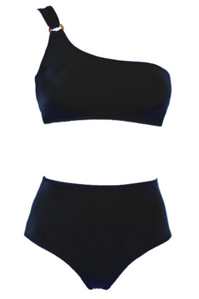 TOKALI BİKİNİ ÜST YÜKSEK BEL ALT BIKINI TAKIM DB200564BT