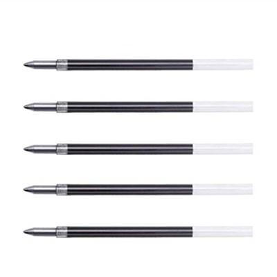 Tombow BR-SF tükenmez kalem içi, Reporter için, 4 compact/Airpress kalem, 5li paket (siyah)