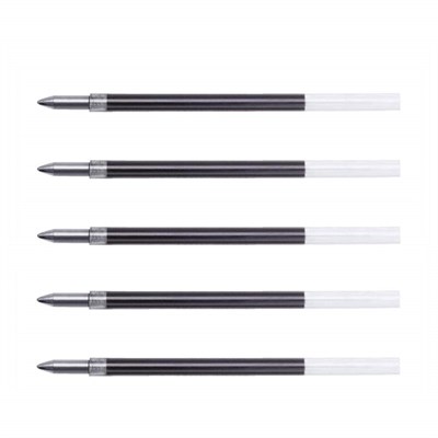 Tombow BR-SF tükenmez kalem içi, Reporter için, 4 compact/Airpress kalem, 5li paket (siyah)