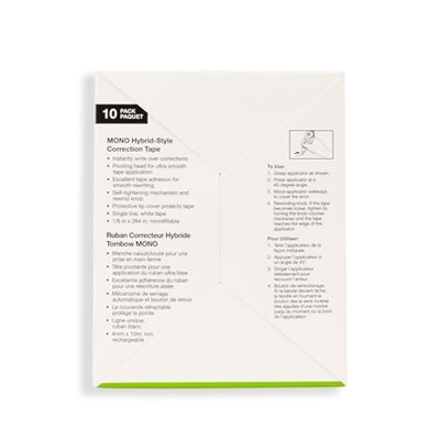 Tombow Mono Hibrit Düzeltme Bandı 10/Paket, 16
