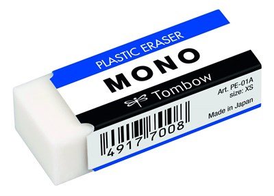 Tombow Mono Silgi, 17X11X43Mm, Beyaz - Seçenekler: 17x11x43mm, 23x11x55mm