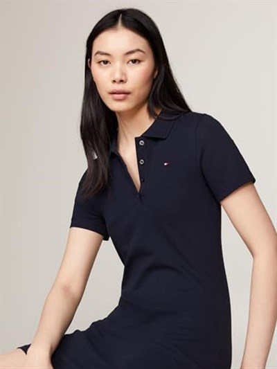 Tommy Hilfiger 1985 Slim Pike Polo Dress Ss Polo Dresses Kadın