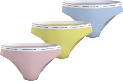 Tommy Hilfiger 3 Pack Bikini (Ext Sizes) Çoklu Paket/İç Giyim Kadın