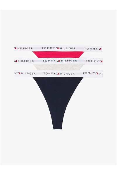 Tommy Hilfiger 3 PACK TANGA THONG Kadın İç Çamaşırı Kadın