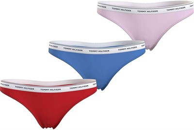 Tommy Hilfiger 3 PACK THONG (EXT SIZES) İç Giyim Kadın