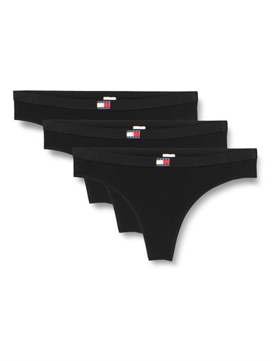 Tommy Hilfiger 3Lü Paket Classic Thong (Ext Sizes) Kadın Iç Giyim