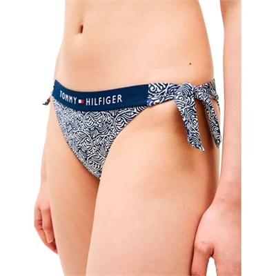 Tommy Hilfiger CHEEKY SIDE TIE BIKINI PRINT Mayo Kadın
