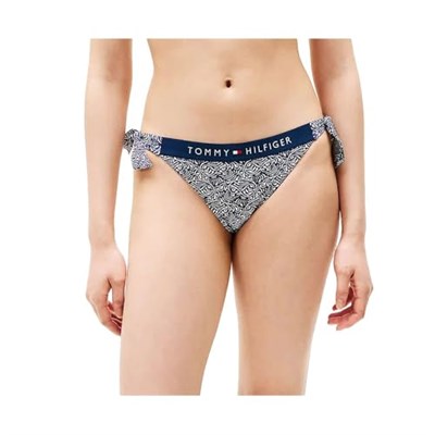 Tommy Hilfiger CHEEKY SIDE TIE BIKINI PRINT Mayo Kadın