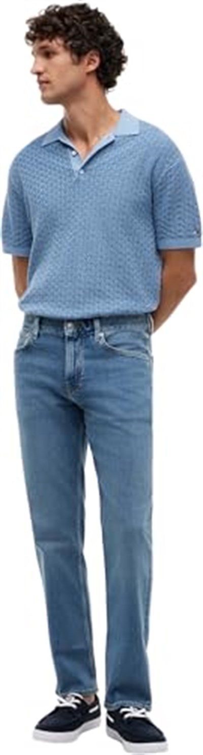 Tommy Hilfiger CORE DENTON LIGHT BLUE Jeans Erkek