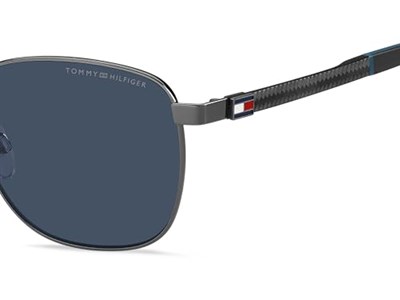 Tommy Hilfiger Erkek Güneş Gözlüğü, TH 2138/S, Koyu Gri
