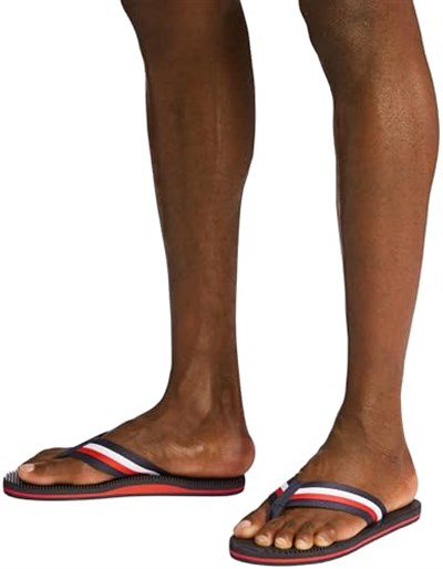 Tommy Hilfiger Erkek Masaj Hilfiger Beach Sandal Fm0fm05443 Parmak Arası Terlik