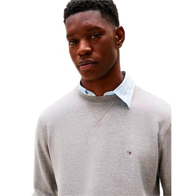 Tommy Hilfiger ESSENTIAL FLEECE CREWNECK Sweatshirt Erkek - Bedenler: 3XL, XS, S, M, L, XL, XXL