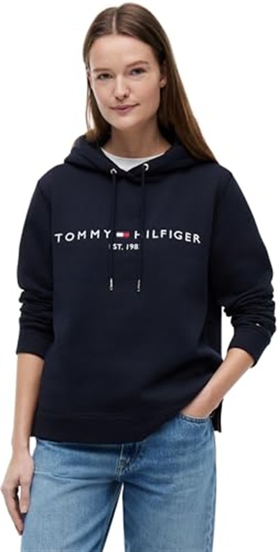 Tommy Hilfiger Heritage Hilfiger Hoodie Ls Kapüşonlu sweatshirt Kadın
