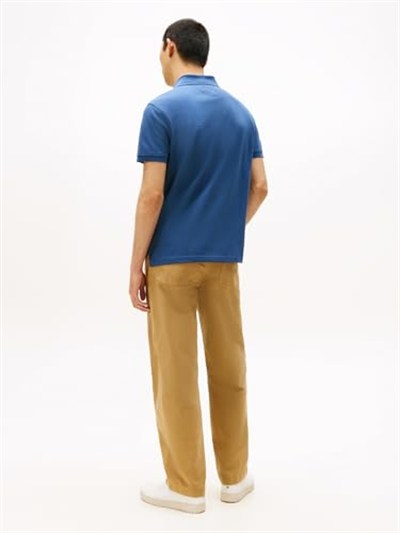 Tommy Hilfiger Mavi Polo Yaka T-Shirt MW0MW17770 DBZ, MW0MW17770DBZ