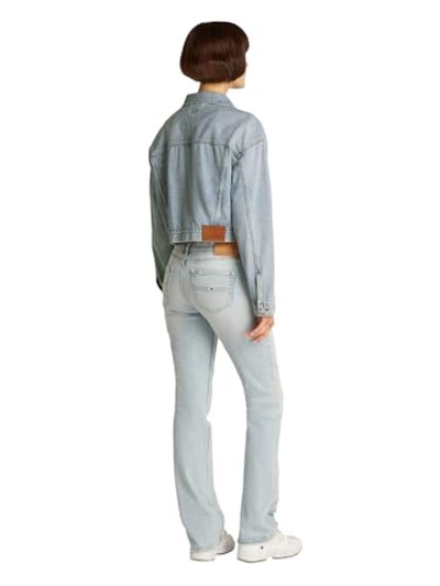 Tommy Hilfiger OVSZ CROP TRUCKER JACKET BI6012 Ceket Kadın