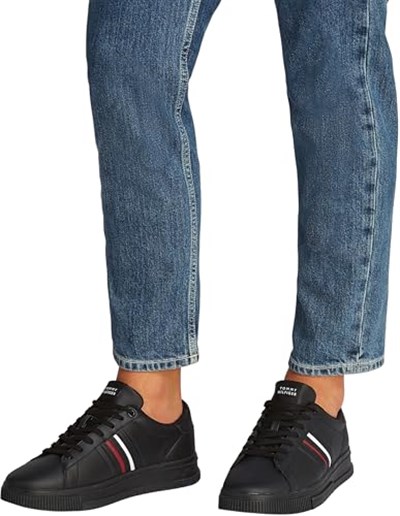 Tommy Hilfiger Sneaker MODERN CUPSOLE STRIPES LTH, 5003239770