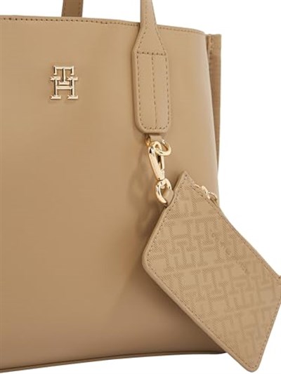 Tommy Hilfiger Th Distinct Mini Tote Aw0aw17192 Bez Kadın
