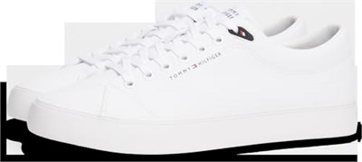 Tommy Hilfiger TH HI VULC CORE LOW LTH II ESS Spor AyakkabıErkek