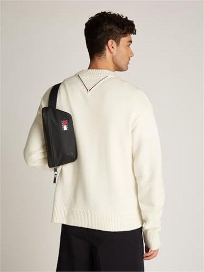 Tommy Hilfiger TJM DAILY + BUM BAG Erkek Çanta, Siyah, Tek Beden