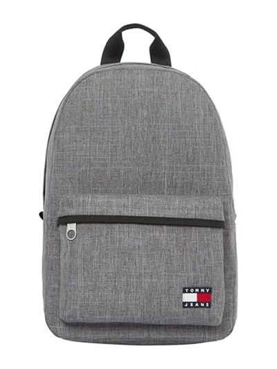 Tommy Hilfiger TJM ESS DAILY SEASONAL BACKPACK Erkek Sırt Çantası, Gri, Tek Beden