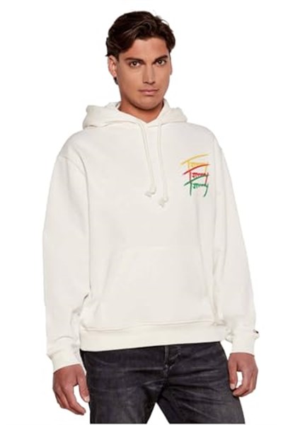 Tommy Hilfiger TJM RLX 3 COLOR SIGNATURE HOODIE Sweatshirt Erkek