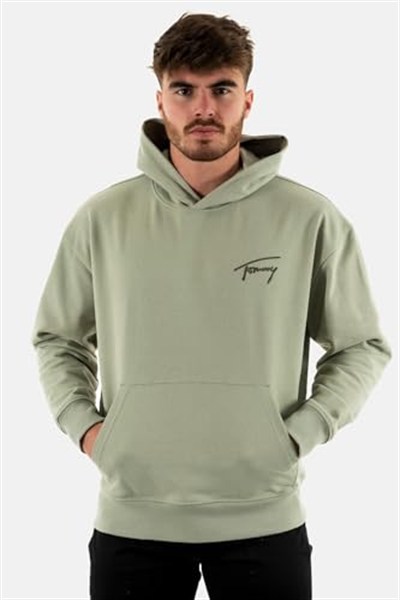 Tommy Hilfiger Tjm Rlx Signature Hoodie Ext Sweatshirt Erkek