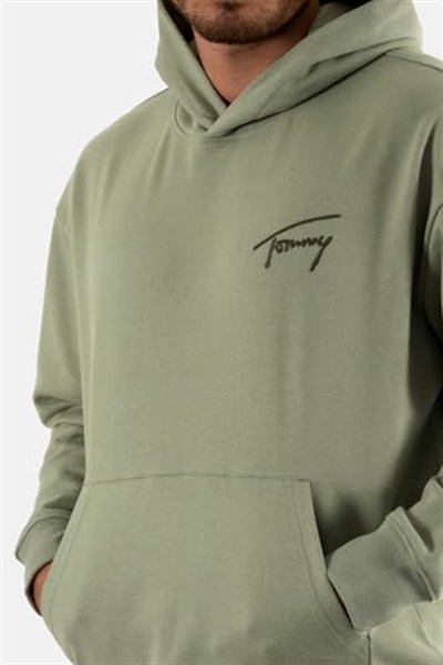 Tommy Hilfiger Tjm Rlx Signature Hoodie Ext Sweatshirt Erkek