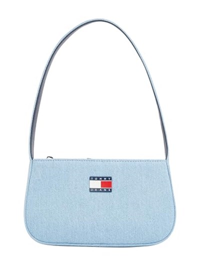 Tommy Hilfiger TJW ESS MUST SHOULDER BAG DENIM Kadın Çanta, Mavi, Tek Beden
