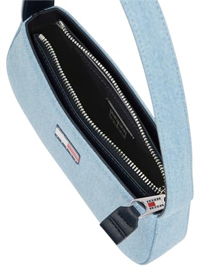 Tommy Hilfiger TJW ESS MUST SHOULDER BAG DENIM Kadın Çanta, Mavi, Tek Beden