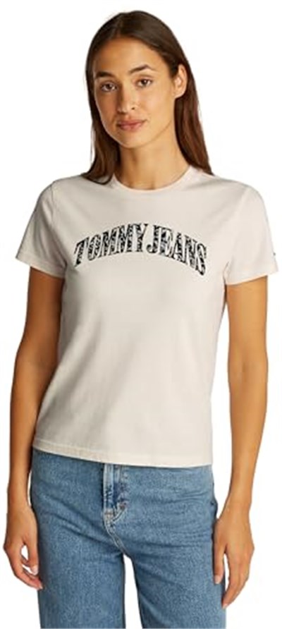 Tommy Hilfiger TJW REG FLORAL VARSITY TEE Tişört Kadın