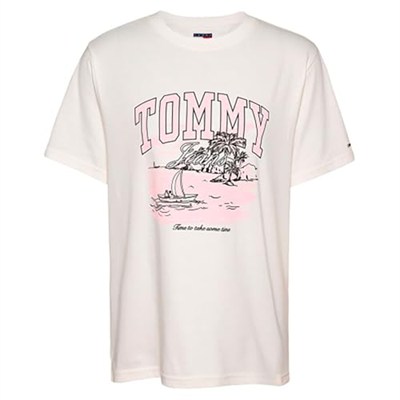Tommy Hilfiger TJW RLX TONAL TROPICS TEE Tişört Kadın