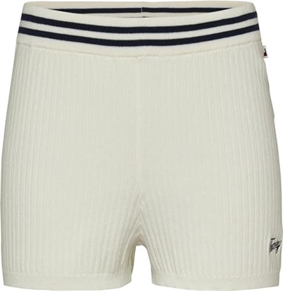 Tommy Hilfiger Tjw Script Knit Tipping Short Şort Kadın