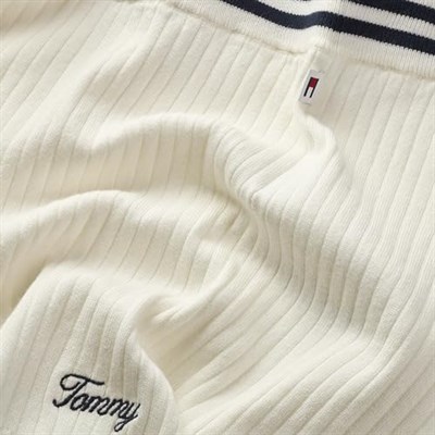 Tommy Hilfiger Tjw Script Knit Tipping Short Şort Kadın