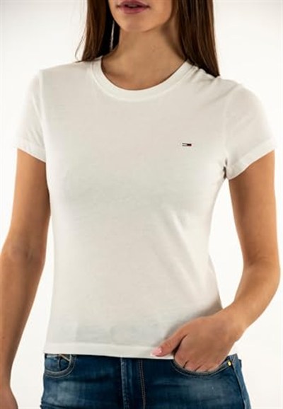 Tommy Hilfiger TJW SLIM C-NECK TEE T-Shirts Kadın