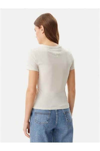 Tommy Hilfiger TJW SLIM ESSENTIAL LOGO TEE EXT Tişört Kadın