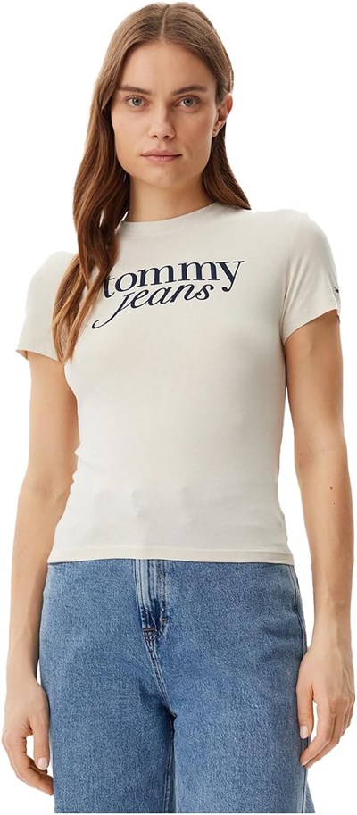 Tommy Hilfiger TJW SLIM ESSENTIAL LOGO TEE EXT Tişört Kadın